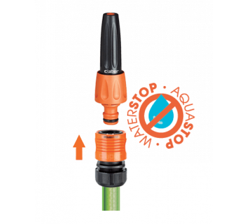 Конектор 1/2" аквастоп для поливального шлангу бл.