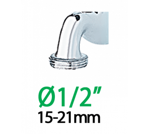 Адаптер 1/2"В для конектора поливального шлангу бл.