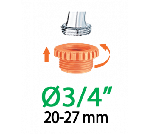 Адаптер 3/4"-1"В для конектора поливального шлангу бл.