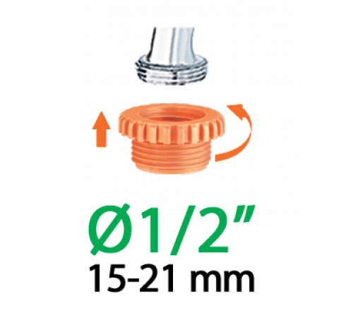 Адаптер 1/2"-3/4"В для конектора поливального шлангу бл.