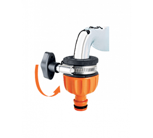 Насадка на кран з хомутом вихід адаптер конектора