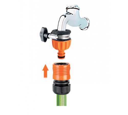 Насадка на кран з хомутом вихід адаптер конектора