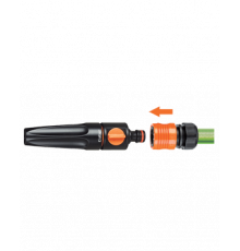 Розпилювач струменевий з краном "Plus" бл.