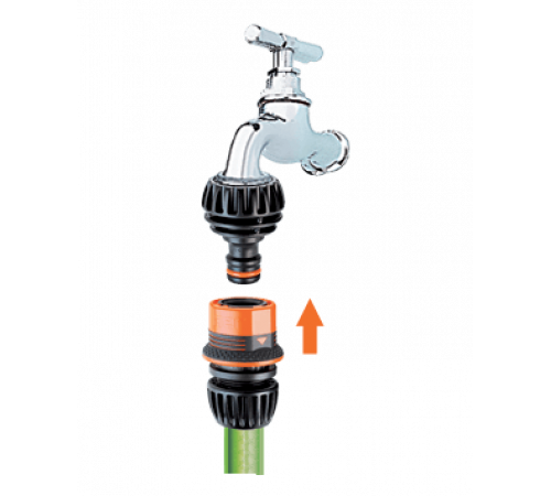 Конектор 1/2"- 5/8" для поливального шлангу Ergogrip