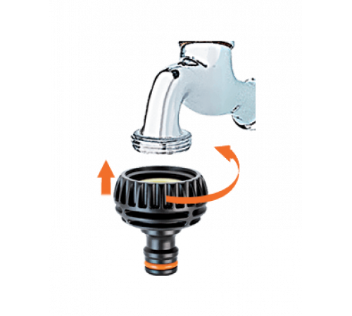 Адаптер 3/4"-1"В для конектора поливального шлангу Ergogrip