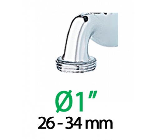 Адаптер 1"В для конектора поливального шлангу бл.