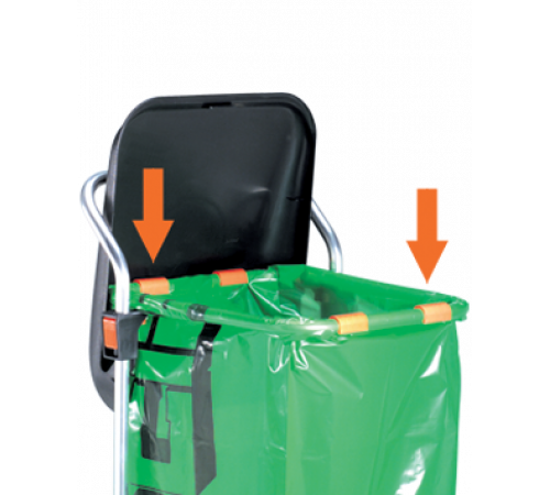 Набір затискачів для пакета сміттевого візка