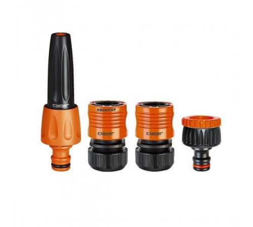 Розпилювач струменевий, 2 конектора 1/2" аквастоп, адаптер конектора 1/2-3/4"