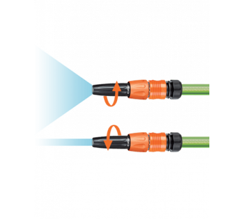 Розпилювач струменевий, 2 конектора 1/2" аквастоп, адаптер конектора 1/2-3/4"