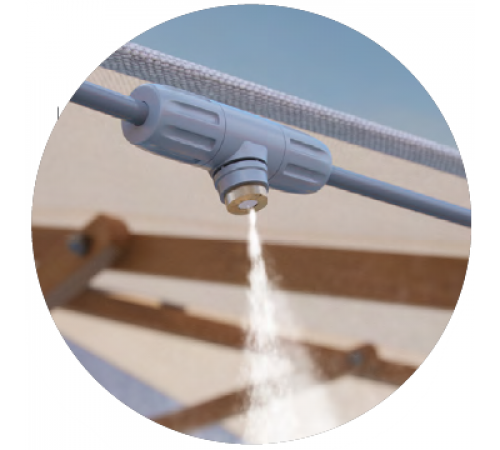 Система охолодження повітря мікротуманом, шланг 7,5м, 6 форсунок (набір)