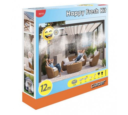 Система охолодження повітря мікротуманом, шланг 12м, 9 форсунок (набір)