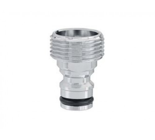 Адаптер 3/4"Н для конектора поливального шлангу, метал, бл.