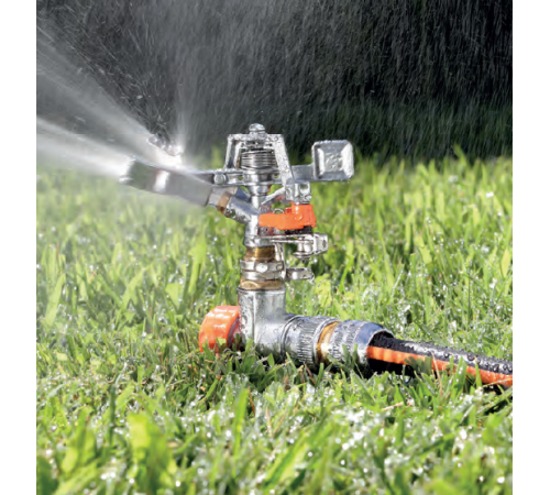 Дощувач на шпиці імпульсний (до 500 м кв.), метал, бл.