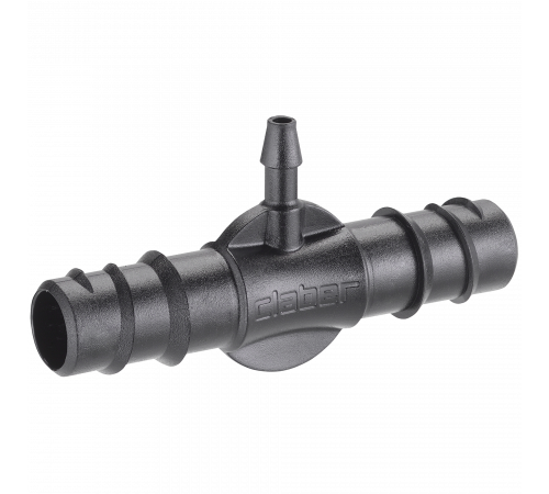 Трійник 16мм для крапельної трубки 1/4" (2шт), бл.