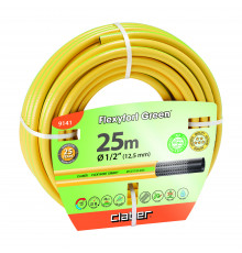 Шланг поливальний 1/2" 25м Flexyfort Green, жовтий з зел. полосою