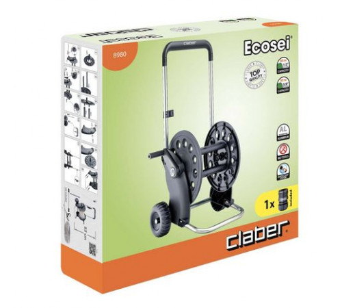 Візок для шлангу Ecosei 1/2-60м, 3/4-30м