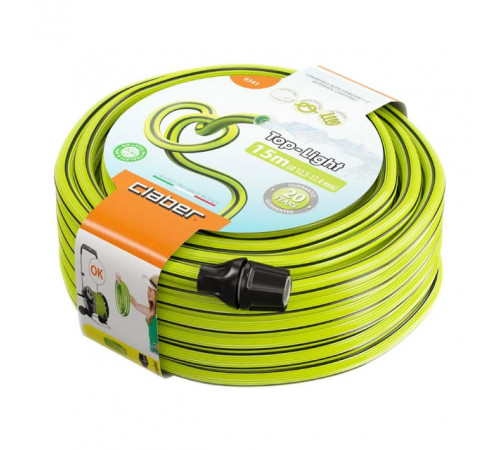 Шланг поливальний 1/2" Top Light 15м, з конекторами 2шт.