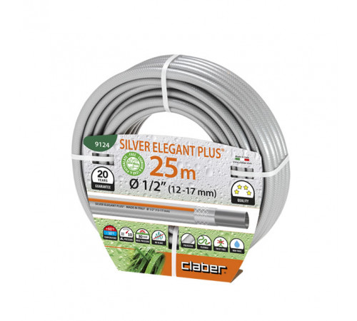 Шланг поливальний 1/2, 25 Silver Elegant Plus