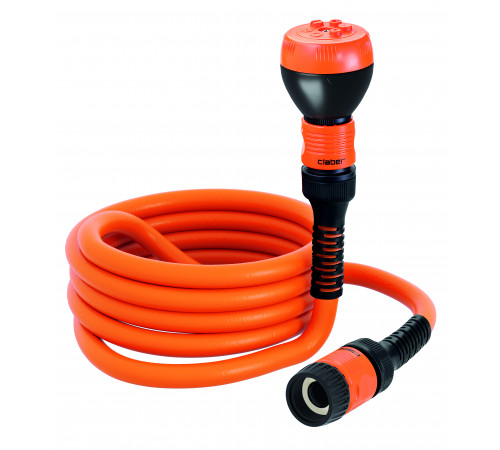 Шланг поливальний пружинний 1/2" TWIDDY 15м, з конекторами і розпилювачем