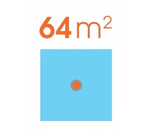 Форсунка для дощувача підземного поливу квадрат 64м2