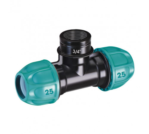 Трійник ПЕ 25*3/4В