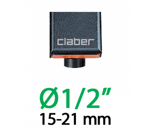 Штуцер 1/2"-3/4"Н*16мм для капельної трубки 1/2" з затисканням