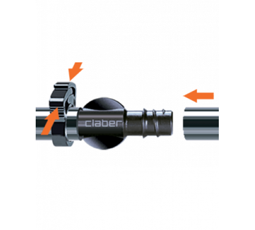 Хомут 16мм для крапельної трубки 1/2"(10шт)