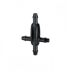 Хрестовина 6мм для крапельної трубки 1/4" 10шт.