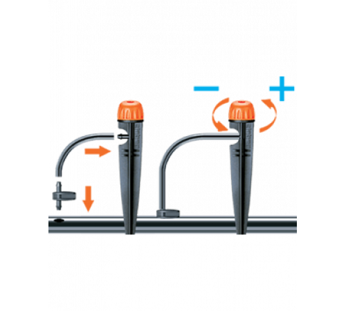 Крапельниця спиця 0-40л/год 10шт.