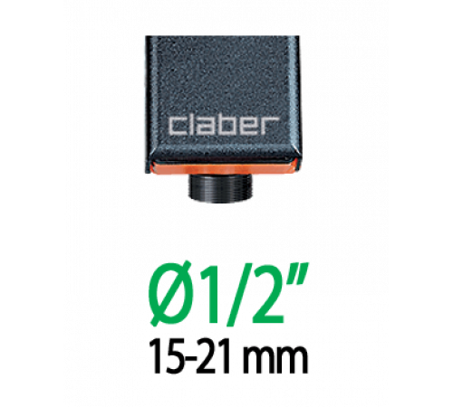 Штуцер 1/2"-3/4"В*16/6мм для крапельної трубки 1/4"-1/2"