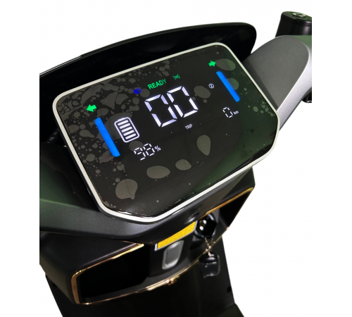 Скутер акумуляторний Volt, 1500Вт, 72V, швидкість 50км/год, запас ходу 60км