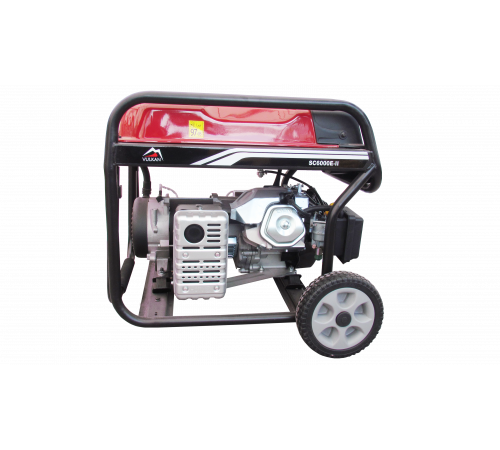 Генераторна установка SC6000E-II 1ф 5,0кВт, ел.старт, бак-25л, колеса