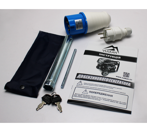 Генераторна установка SC6000E-II 1ф 5,0кВт, ел.старт, бак-25л, колеса