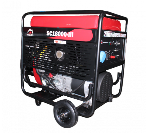 Генераторна установка SC18000-III 1ф 15 кВт, ел.старт, бак-60л, кнопка