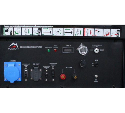 Генераторна установка SC18000-III 1ф 15 кВт, ел.старт, бак-60л, кнопка