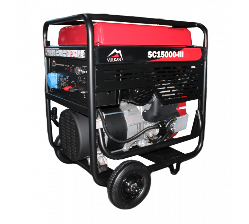 Генераторна установка SC15000-III 1ф 12 кВт, ел.старт, бак-45л, кнопка