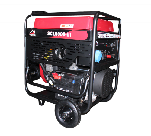 Генераторна установка SC15000-III 1ф 12 кВт, ел.старт, бак-45л, кнопка