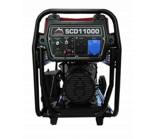 Генераторна установка SCD11000 дизель 1ф 9кВт ел.старт, 18л, колеса