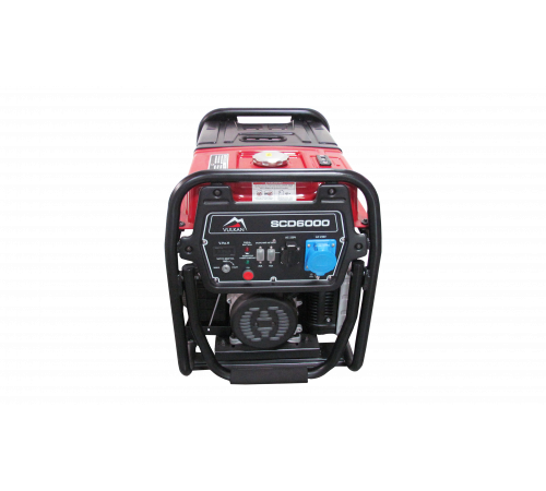 Генераторна установка SCD6000 дизель 1ф 4,5кВт ел.старт, 18л, колеса