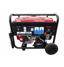 Апарат дугового зварювання з генераторною установкою  SC200M-II 5кВт, 180А/26,8В  бак 25л, електростарт