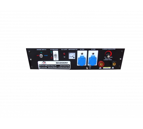 Апарат дугового зварювання з генераторною установкою SC200M-II 5кВт, 180А/26,8В бак 25л, електростарт