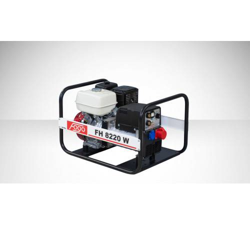 Апарат дугового зварювання з генераторною установкою FH8220W 3ф- 6,5кВА/1ф-3,5кВА, звар.стр-220А, двиг.Honda-GX390, бак 6,1л, руч.старт
