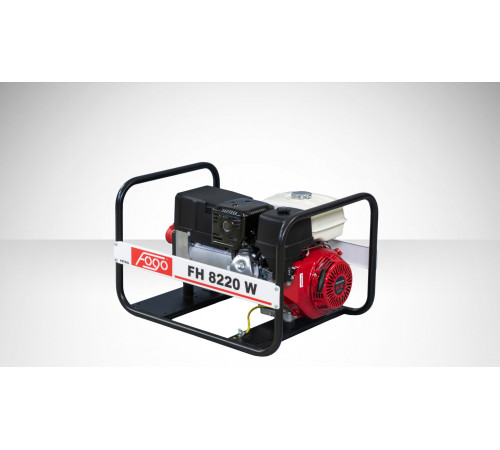Апарат дугового зварювання з генераторною установкою FH8220W 3ф- 6,5кВА/1ф-3,5кВА, звар.стр-220А, двиг.Honda-GX390, бак 6,1л, руч.старт