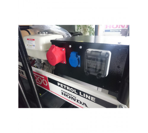 Апарат дугового зварювання з генераторною установкою FH9220W 3ф-7,8кВА/1ф-4,0кВт, звар.стр-220А, двиг.Honda-GX390, бак 6,2л