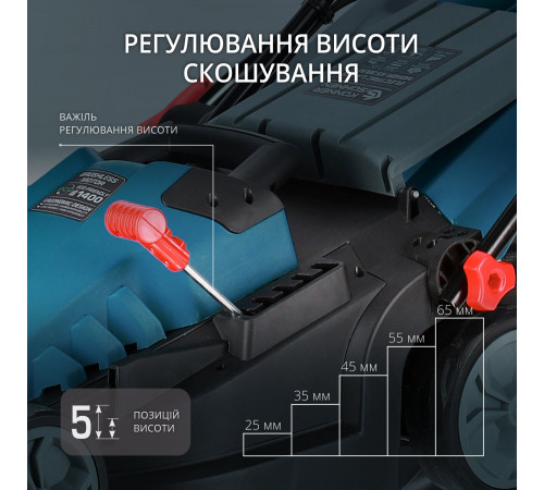 Газонокосарка електрична KS 38LM-BL