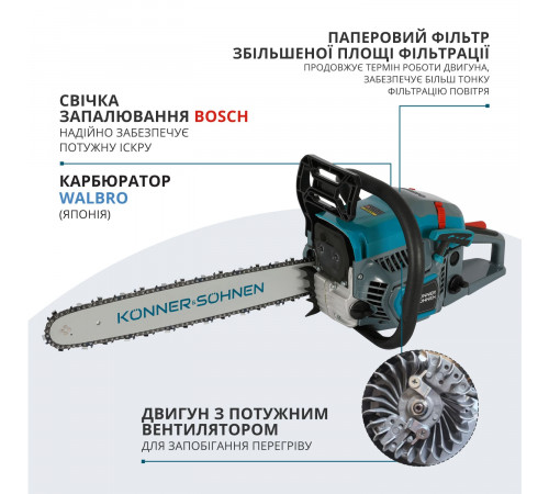 Бензинова пила KS CS31G-18 Бензинова пила KS CS31G-18