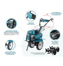 Бензиновый культиватор KS 7HP-950S