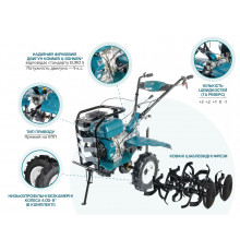 Бензиновый культиватор KS 9HP-1350G-3 (400)