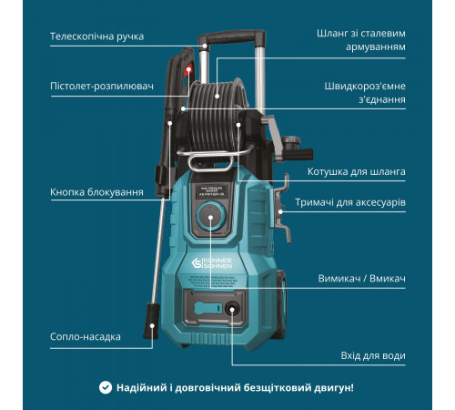 Мийка високого тиску KS PW160V-BL