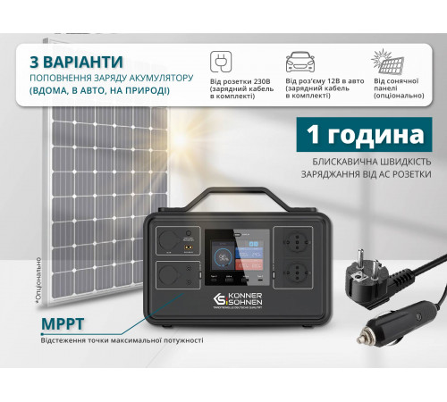 Портативная электростанция KS 1200PS Портативная электростанция KS 1200PS